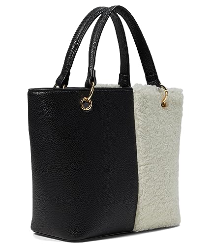 Anne Klein Mini Convertible Sherpa Tote2