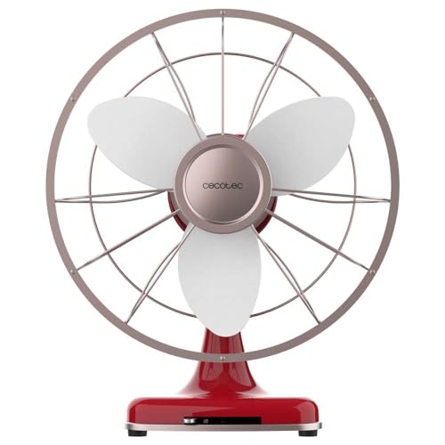 Ventilateur de table élégant au design rétro unique en métal robuste - 3