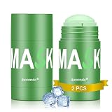 Green Tea Face Mask Stick for Face, Blackhead Remover with Green Tea Extract, Poreless Deep Cleanse Mask Stick For Purifying, Moisturizing, Oil Control Reduce For Women and Men,All Skin Types,2 Pieces