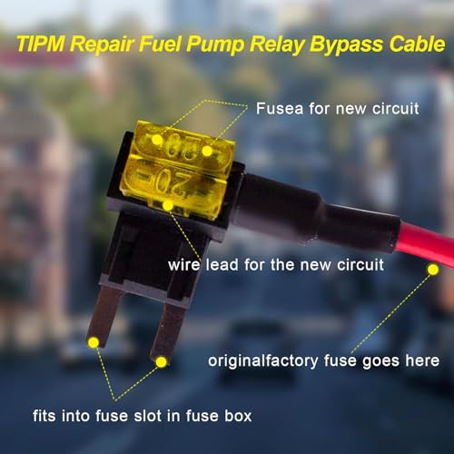 TIPM Bypass Cable Fusível Adaptador Titular Reparação Acessórios de relé de Bomba de Combustível