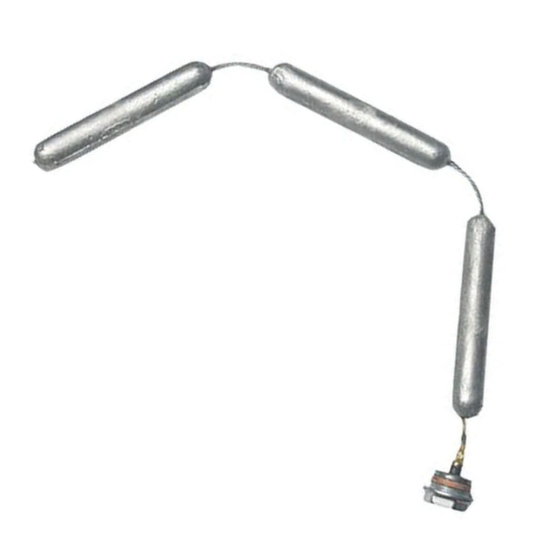 Magnesiumanode mit Gewinde - Magnesium-Anodenkette ø21-l130x 3-3/4"