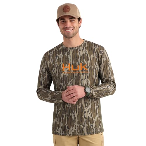 Image of HUK Men's Icon X Long Sleeve Shirt, Performance Fishing Shirt