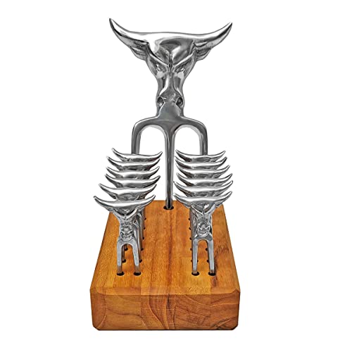 Kit garfo tridente para churrasco