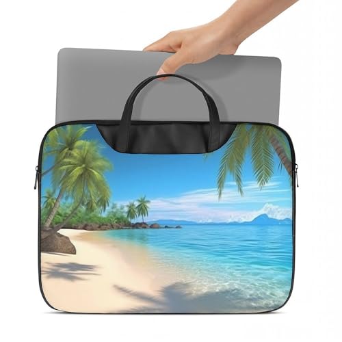 Bolso para laptop 15.6" cuero impermeable casual miniatura 6
