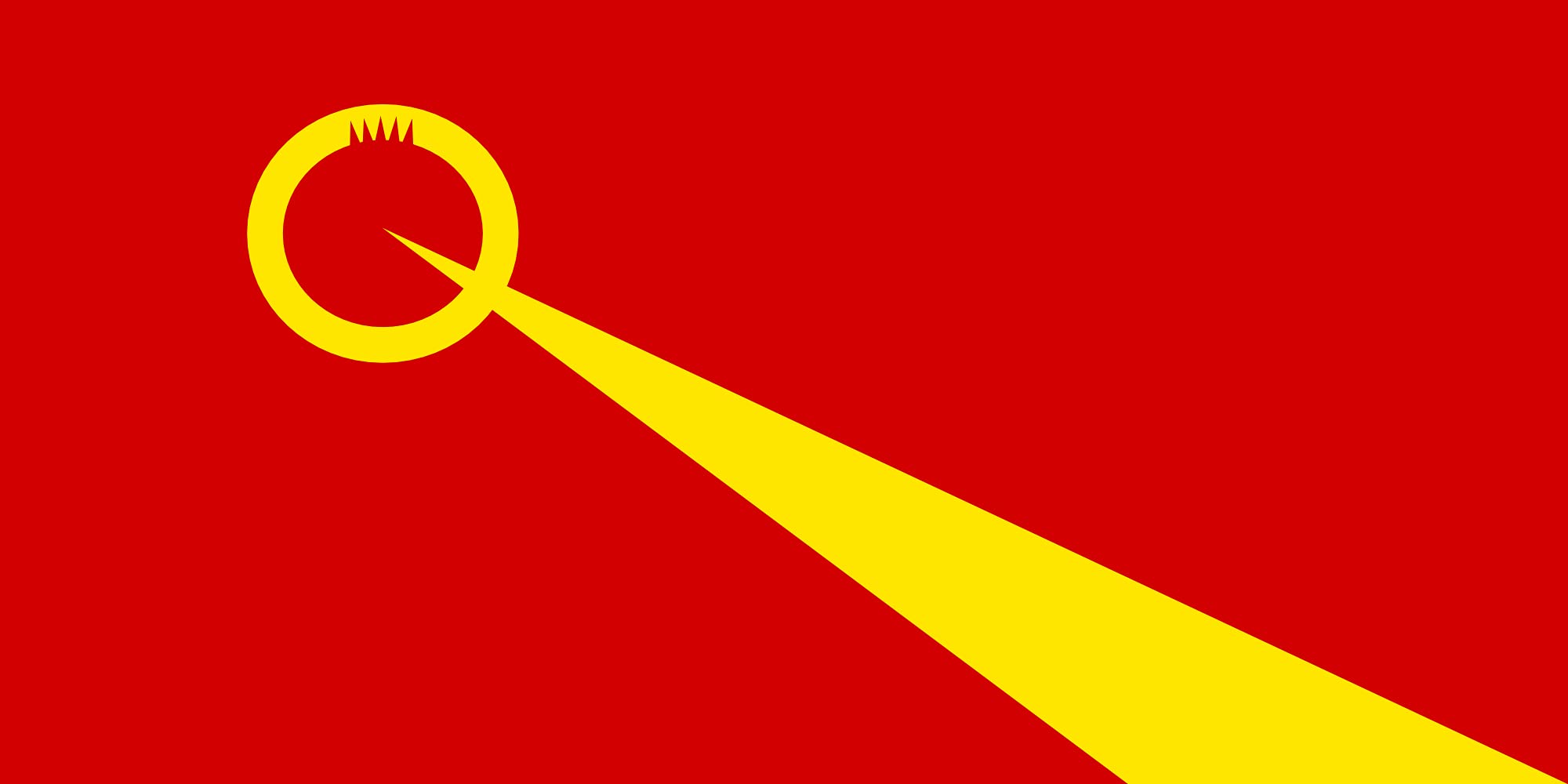 Drapeau XL Valandovo symbole de fraternité et grand pavillon culturel macédonien