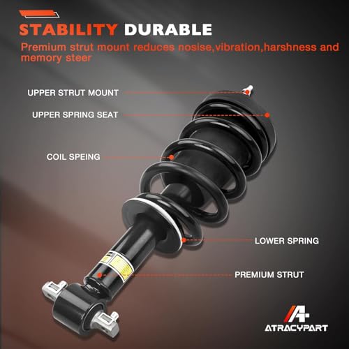 19353951 580435 Front Shock Strut Absorber Magnetic Electronic Suspension for 2007-2014 Chevy Suburban Tahoe, GMC Yukon XL, Sierra 1500,Cadillac Escalade,Replaces Part # 580-435 by ATRACYPART - Image 5