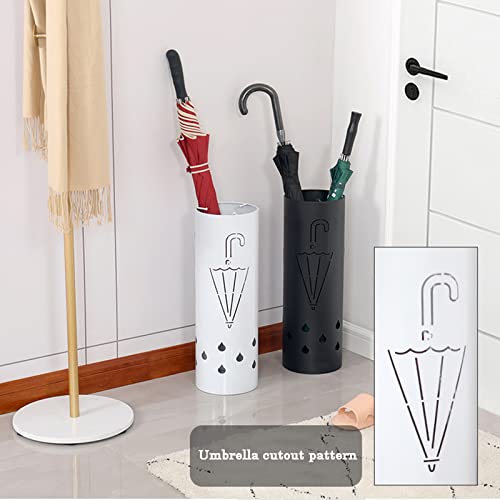 Porte-parapluie élégant en métal au design créatif pour entrée - 4