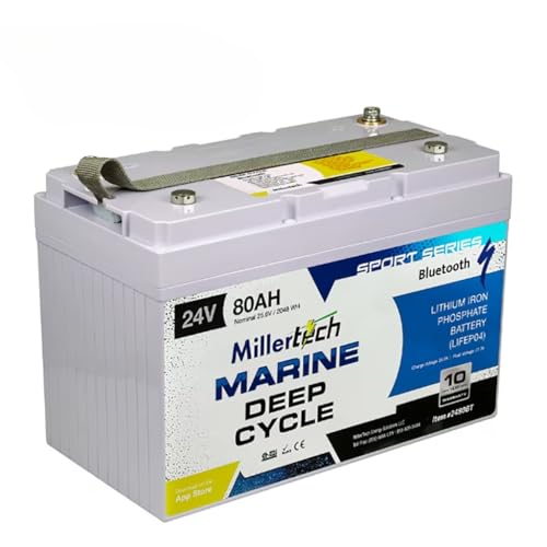 TTS MillerTech 24V 80Ah LiFePO4 Battery