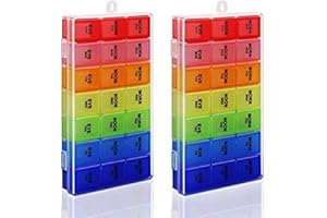 Pill Organizer Box Weekly Case