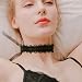 Produktbild fxmimior Hochzeit Spitzen Halskette Choker handgefertigt Frauen Spitze Gürtel Zubehör