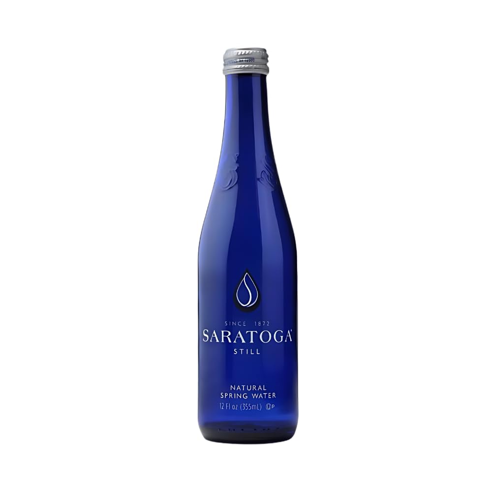 Generic Saratoga - Still Natural Spring Water - 12 oz (12 Glass Bottles)