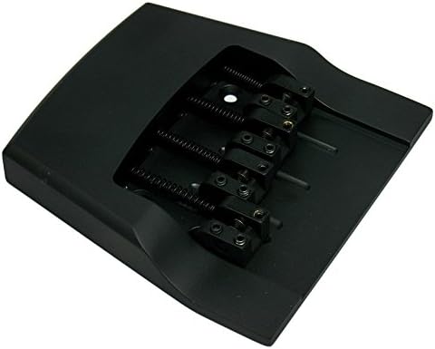 Hipshot Bass Bridge for Rickenbacker Bass, Aluminum Version, Black Finish