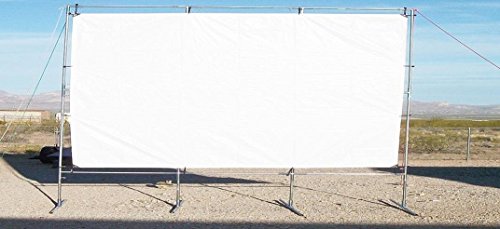 20' X 30' Outdoor Standing Home Theater Personal Drive In Projection Movie Screen Kit 1 3/8" Fittings ~ Pipe Not Included #TOP3