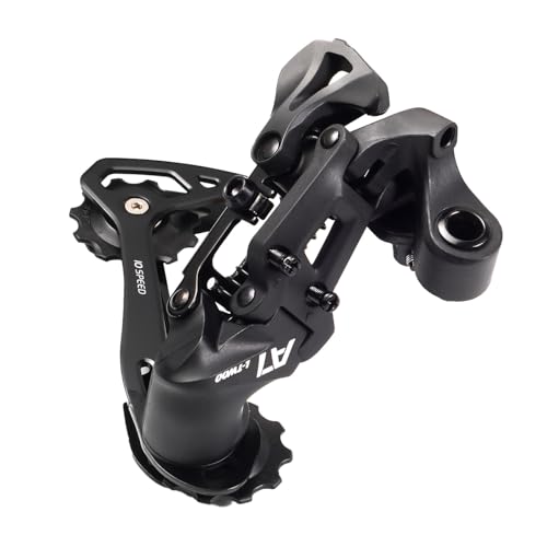 CNCLOL Schaltwerk 10 Fach für Shimano/sram，Schalthebel 10Fach Rechts, Fahrrad Schaltung 10 Fach Set für MTB/Rennrad/Mountain Bike.
