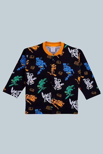 Image of 3BROS BodySuit /Dress for Boys /Girls Full Pajama & Casual Full Sleeves Night Suit Top Combo Kids Set