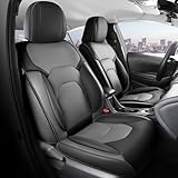 Cuir synthétique de qualité supérieure : fabriquées en cuir synthétique perforé de haute qualité, ces housses sont respirantes, imperméables, faciles à nettoyer et luxueuses. Que vous pratiquiez fréquemment des activités de plein air, voyagez avec des enfants ou que vous ayez des animaux domestiques, le maintien de l'élégance et de la sophistication de l'intérieur de votre voiture est sans effort