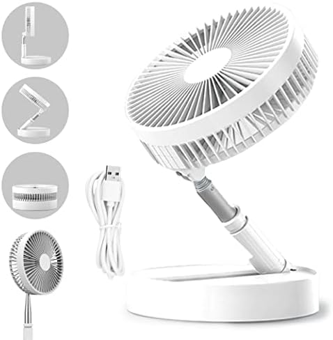 Ventilador Portátil Silencioso Dobrável 7200mah Retrátil