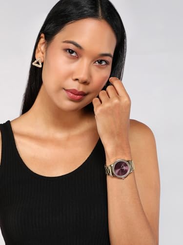 Image of French Connection Analog Maroon Dial Women's Watch-FCN054D