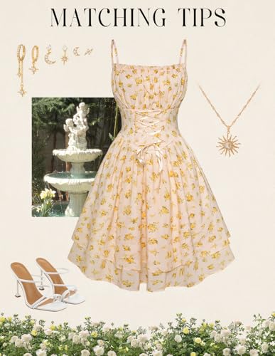 Robe d'été sans manches fluide à imprimé floral de créateur - 7