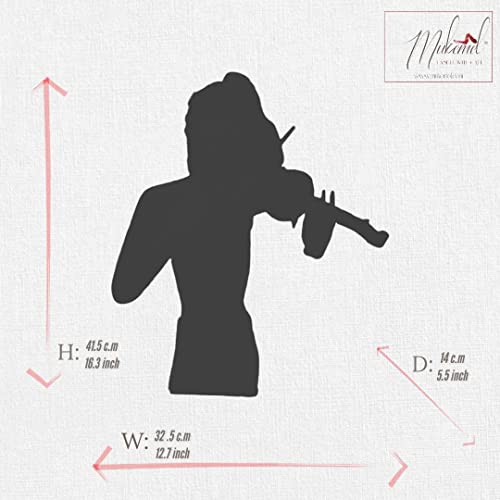 Statue de violon faite à la main 42 cm : élégance et design raffiné