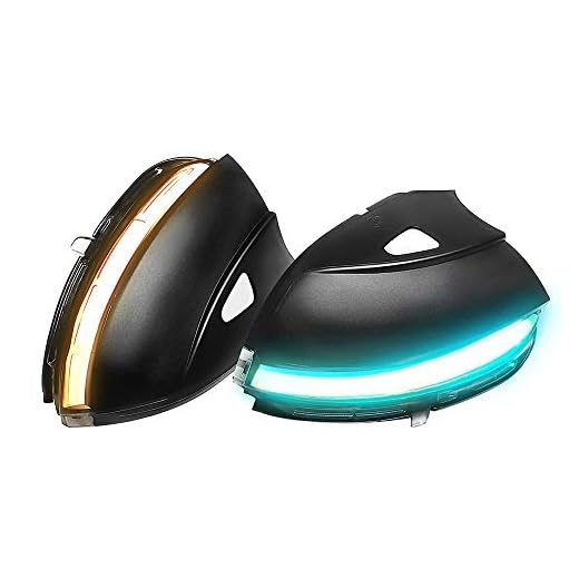 Un par Indicador Espejo Dinámico Luces de señal de giro LED para Scirocco EOS Passat B7