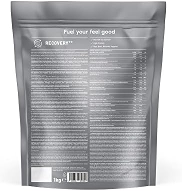 Amazon Brand - Amfit Nutrition Recovery Whey Protein, Vanilla Flavour, 1kg