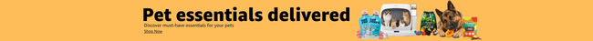 Pet essentials delivered
Discover must-have essentials for your pets 
Shop Now