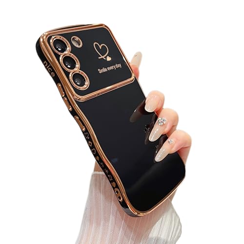 Coque Samsung S22 Plus 5G 6,6 pouces antichoc et cadre ondulé chic