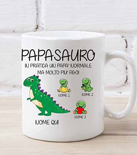 Bubbleshirt Tazza Papà PERSONALIZZABILE Mug Festa