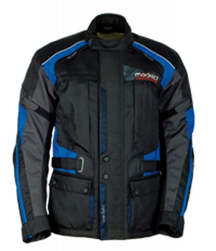 Modeka Veste Downtown Race noire. - Bleu - XXXXL Cover