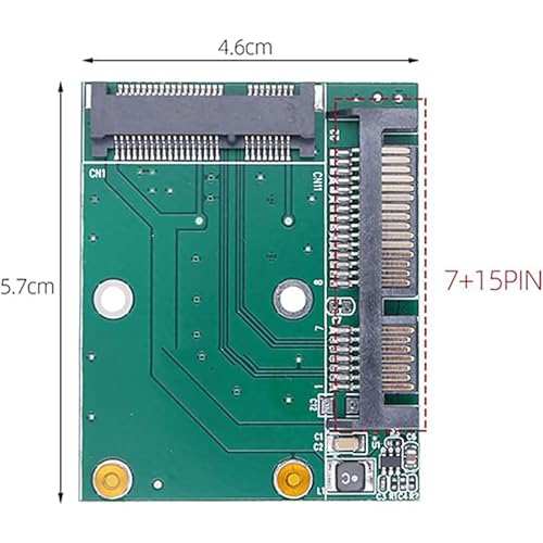 Adaptador carcasa aluminio para SSD M.2 SATA 6Gbps miniatura 2