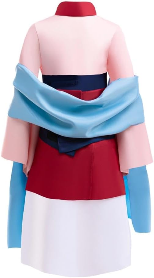 Dressy Daisy Girls Princess Warrior Costume Hanfu Chinese Heroine Dress Up Halloween Party Outfit