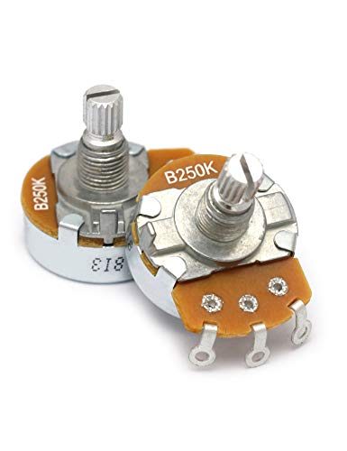 Potentiomètre de guitare linéaire B250K Alpha Pots grand modèle pour basse