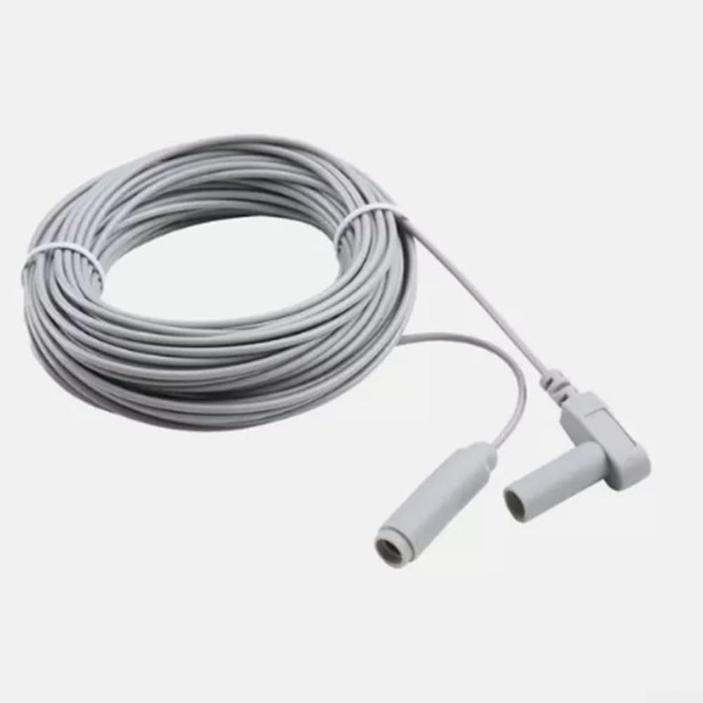 40 ft Anti-Static Grounding Wire Mattresses and Wristbands, 2.2mm Dia, 7-Core Foil with PU Insulation, 12M Grey Cable ESD