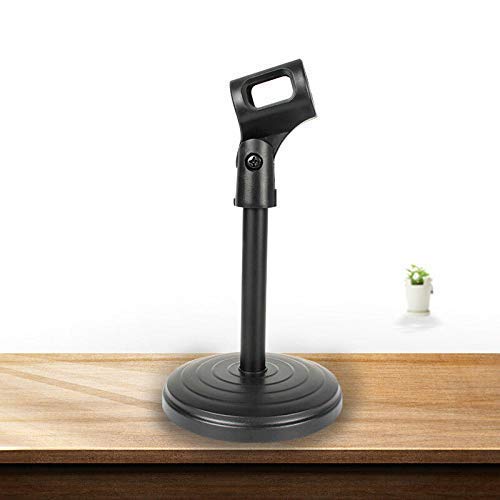SUBTON Extendable Adjustable Table Desktop Microphone Stand Holder with