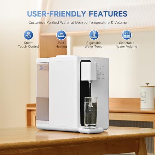 image for CO-Z Countertop Reverse Osmosis Water Filter, 4-Stage RO Water Filtrat