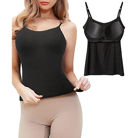 FitValen Spaghettiträger Unterhemd Damen Spaghetti Tops Cover
