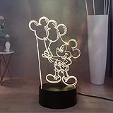 1. 【Luz nocturna LED con efecto visual 3D】: la lámpara es una luz de ambiente artístico creativa y está fabricada a partir de una placa acrílica y una base de ABS. Hemos grabado una variedad de gráficos 2D en una placa acrílica, lo que lo convierte en un impacto visual 3D. Maravillosos efectos de iluminación únicos, hace que tu hogar sea más interesante.