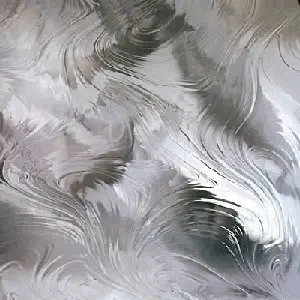 Spectrum Clear Baroque Cathedral Glass, 8x12 inch Sheet