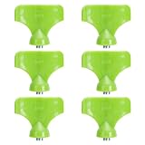 CRAFTYMELODY 6 Stück Spikeschlüssel Track Tool Schuhspikeschlüssel Grüner Kunststoff Schuhspikes Entferner Sportschuhe Entfernungswerkzeug Sportschuhe Werkzeuge