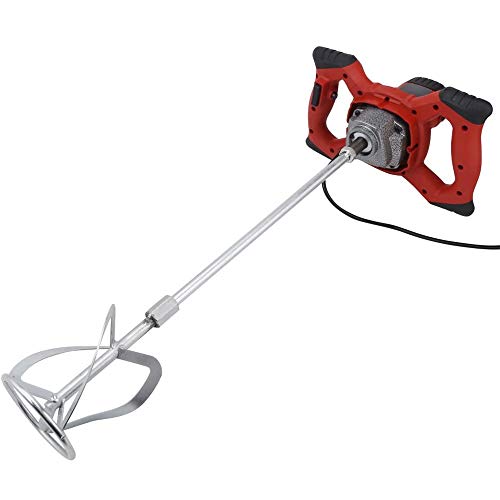 Elektrische Hand Mixer Maschine, beweglicher Zement-Mischer 6 Geschwindigkeitseinstellung Schnell Mischen für Mörtel Farbe Grout Beton 2100W