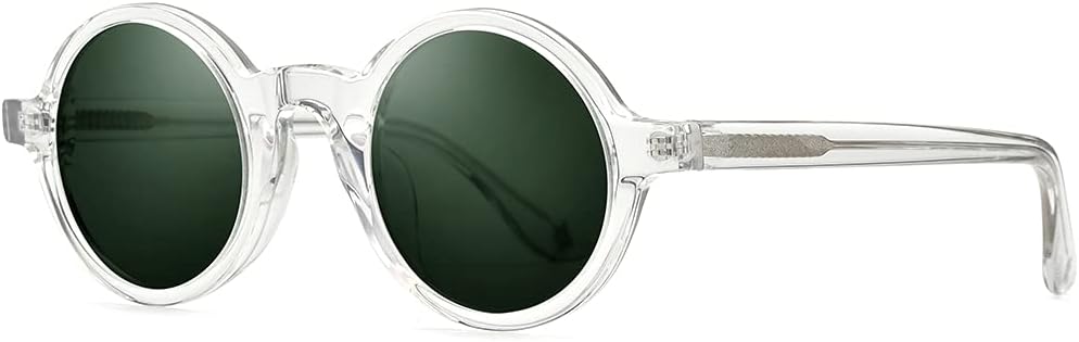 HEPIDEM Acetate Men Vintage Round Optical Glasses Frame Spectacles Optical Eyeglasses Zolman