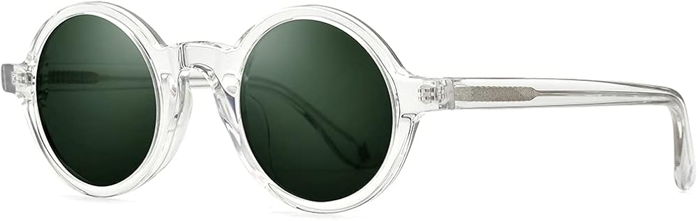 Miniatura 5 de HEPIDEM Acetate - Lentes ópticos redondos vintage con marco de gafas ópticas Zolman