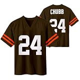 Nick Chubb Cleveland Browns #24 NFL Kids 4-7 Brown Home Jersey - Kids 4