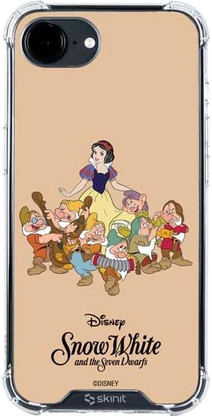 Skinit Clear Phone Case Compatible with iPhone 16e - Officially Licensed Disney Snow White and The Seven Dwarfs Design