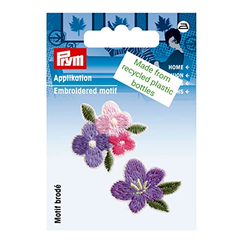 Preisvergleich Produktbild Prym 926745 Appl. recycelt Blumen violett