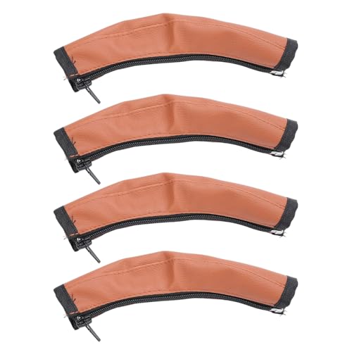 ベビーカー用のベビープラムハンドルプロテクター、ベビーカー保護ハンドルカバー, ジッパーPUレザーベビーカーハンドルバースリーブ, アームレストバンパー保護のためのベビープラムアクセサリー非スリップエラスティック