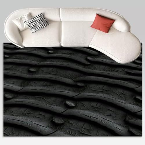 Tire Tracks Ground 2D Automotive & Racing Rug 5x7