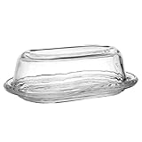 Home Essentials Tablescape Oval Butter Dish, 7-Inch Length
