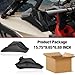 XUTVOTOR X3 Rear Cage Trim Covers, Black C Pillar Rear Cage Trim Plastic Protection Guard Plates for Can Am Maverick X3 / X3 Max 2017-2025 Accessories (2PCS, Replace #705010335, 705010336)